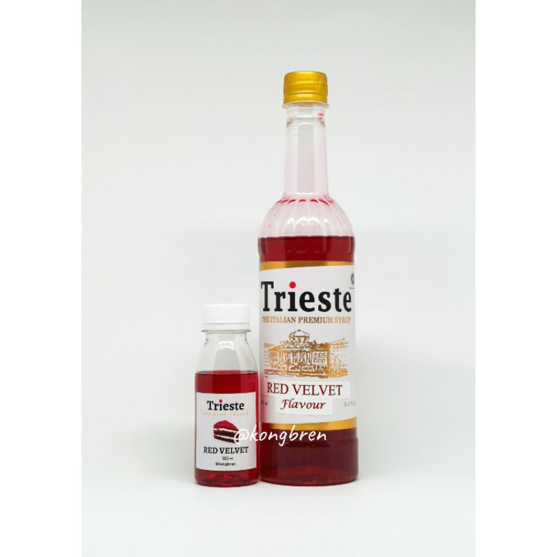 Sirup Red Velvet Trieste 100 ml - Trieste Syrup Red Velvet 100ml