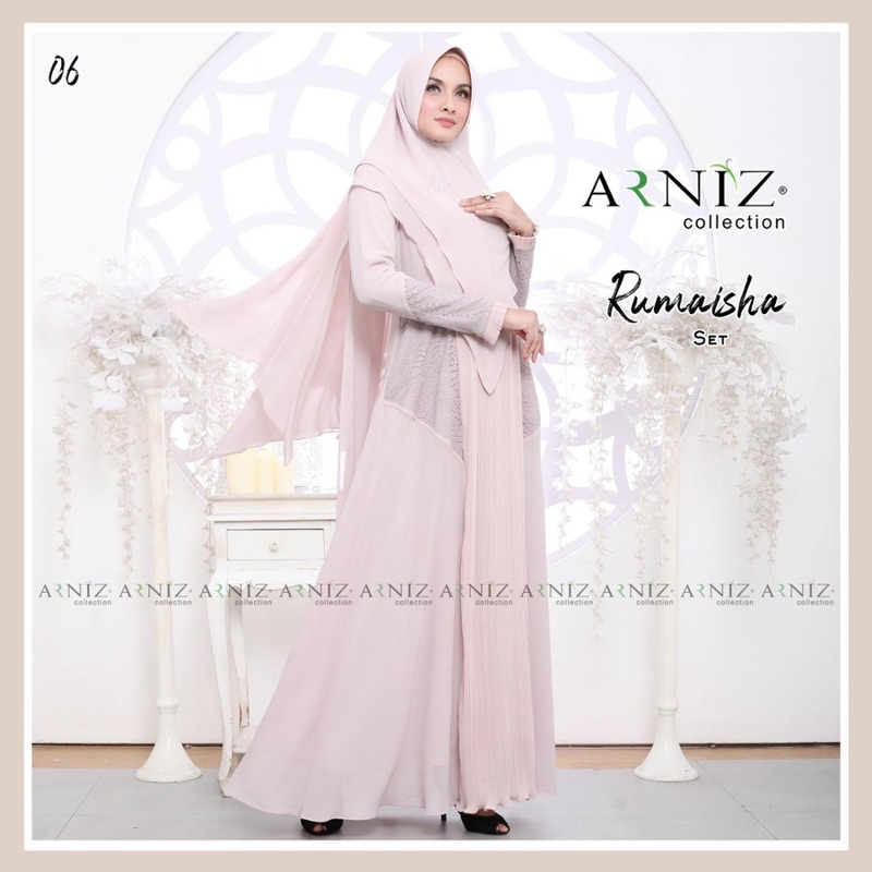 Rumaisha Set Syari Original By Arniz Collection