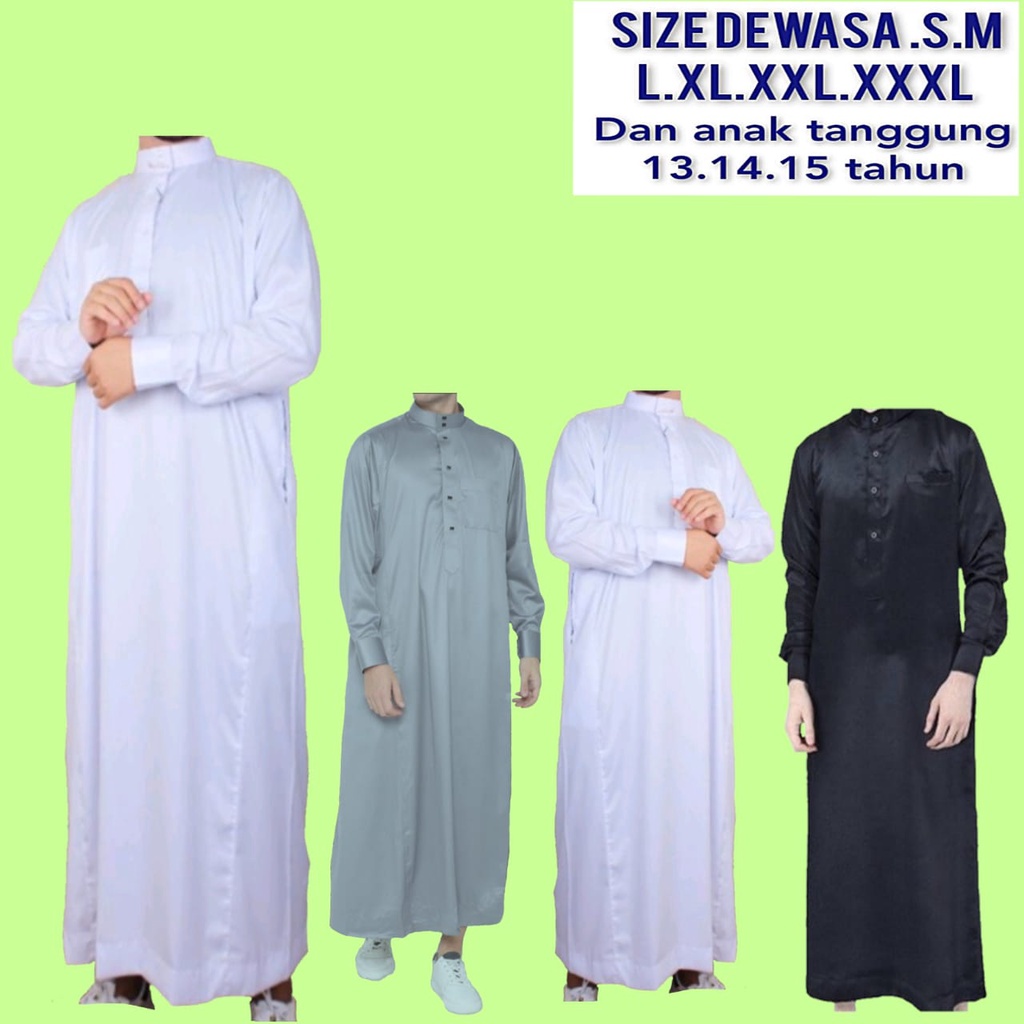 BISA COD JUBAH MANSET jubah pria gamis laki laki gamis pria JUBAH ARAB