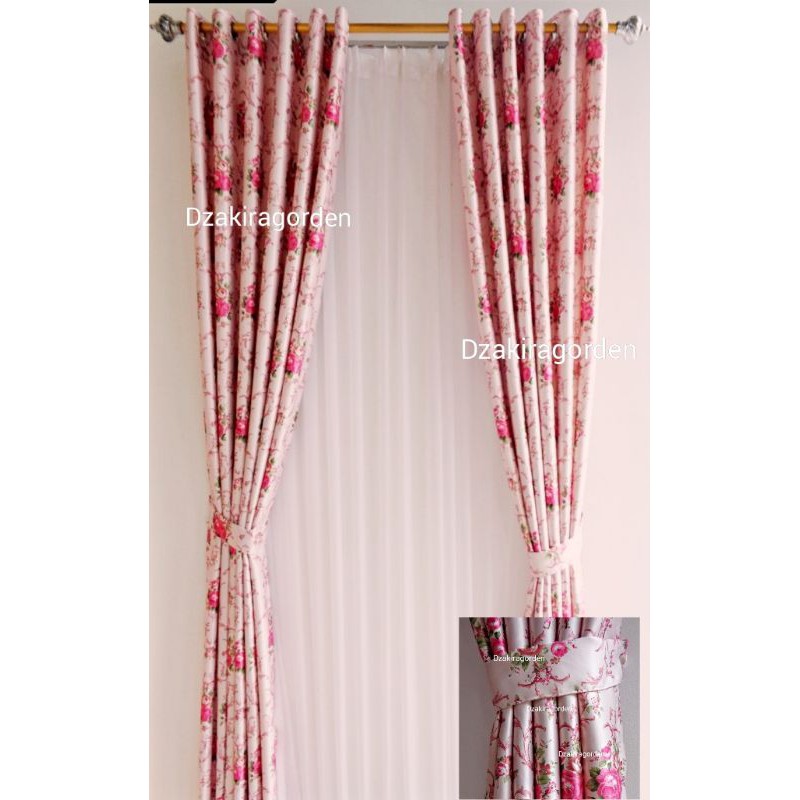 Gorden Blackout Shabby Lebar 130cm X 250cm Tinggi 2,5mtr