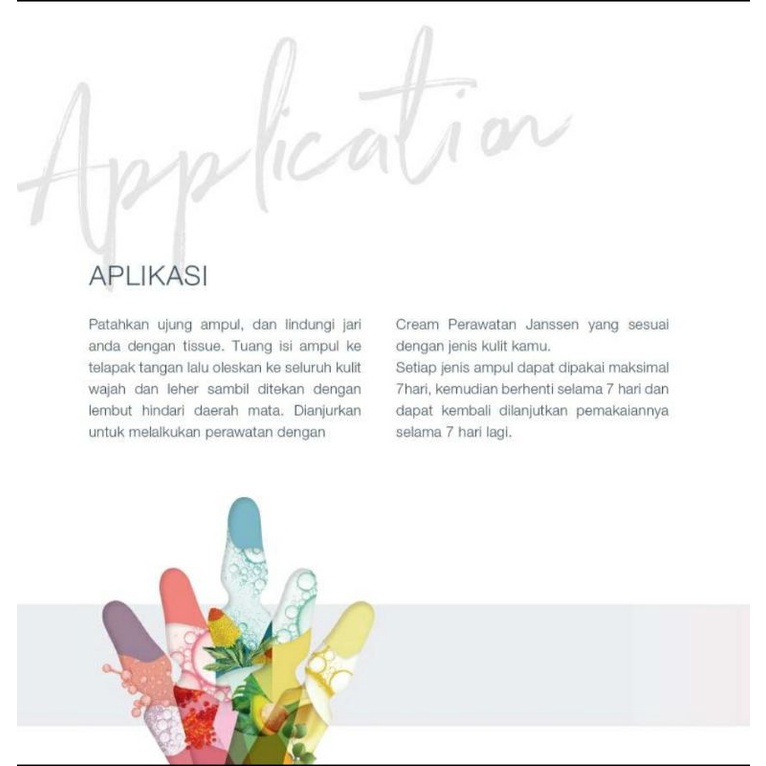 JANSSEN Cosmetics AMPOULES 2mlx7 COLLECTION