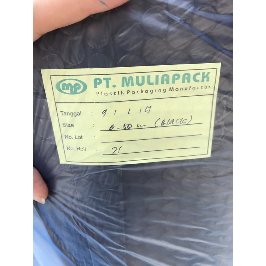 Bubble pack Hitam GOJEK GRAB ONLY BUBBLE WRAP HITAM ROLL 125cmx50m gelembung PACKING