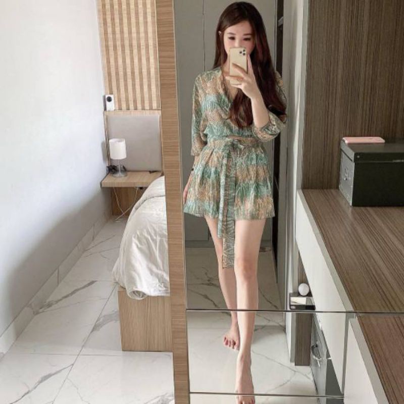 kode 1020 ndudshop set summer / beach set-1