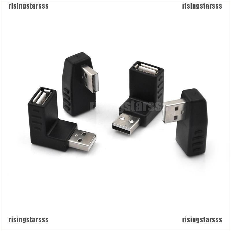 Rsid span-new Adapter Konektor Extension USB 2.0 Male Ke Female Bentuk L