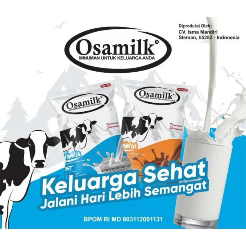 

OSAMILK susu gemuk badan500gr bonus jahe amh