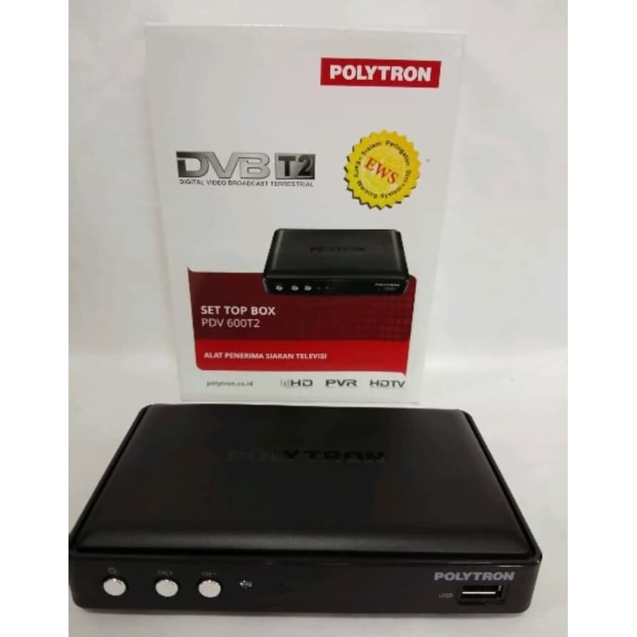 Promo Set Top Box Polytron DVB T2 Digital TV Receiver Murah Banget