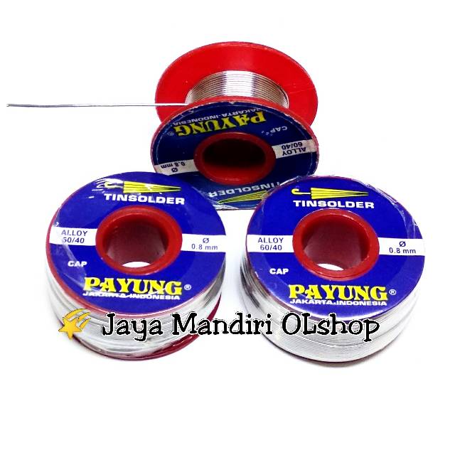 Timah Solder Payung 0,8mm ( Diameter 0,8mm ) 250 gram