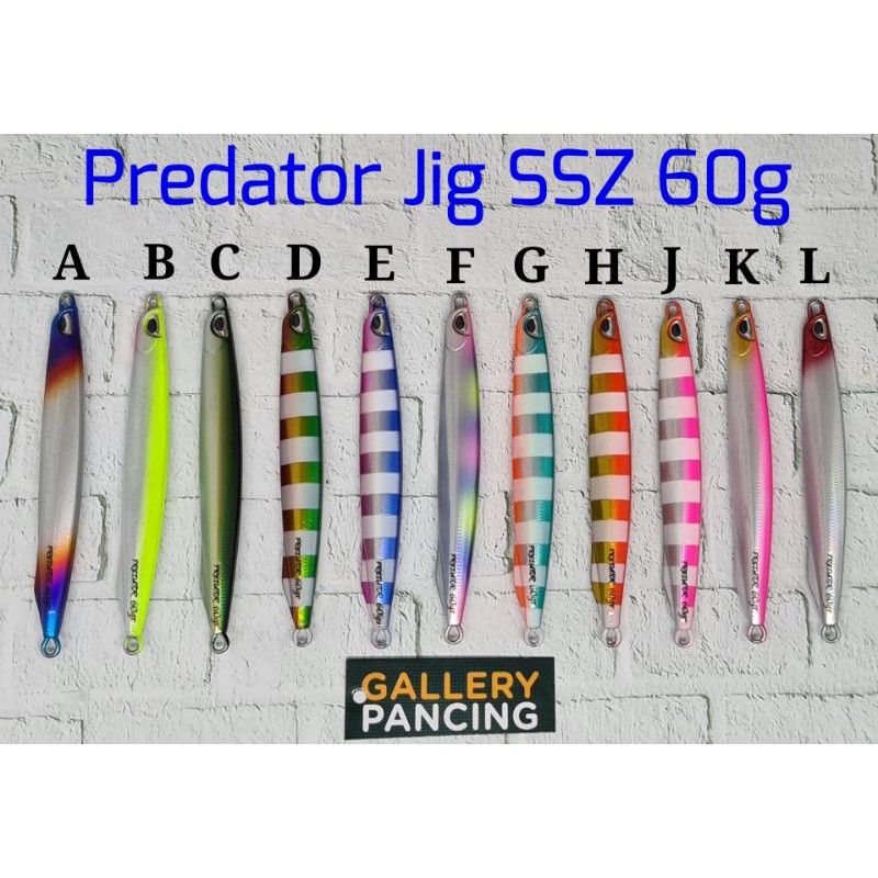 Metal Jig Predator Jig SSZ 60g