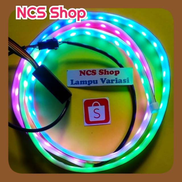 Lampu LED 24volt strobo bagasi multi colour RGB/lampu mobil/lampu bagasi