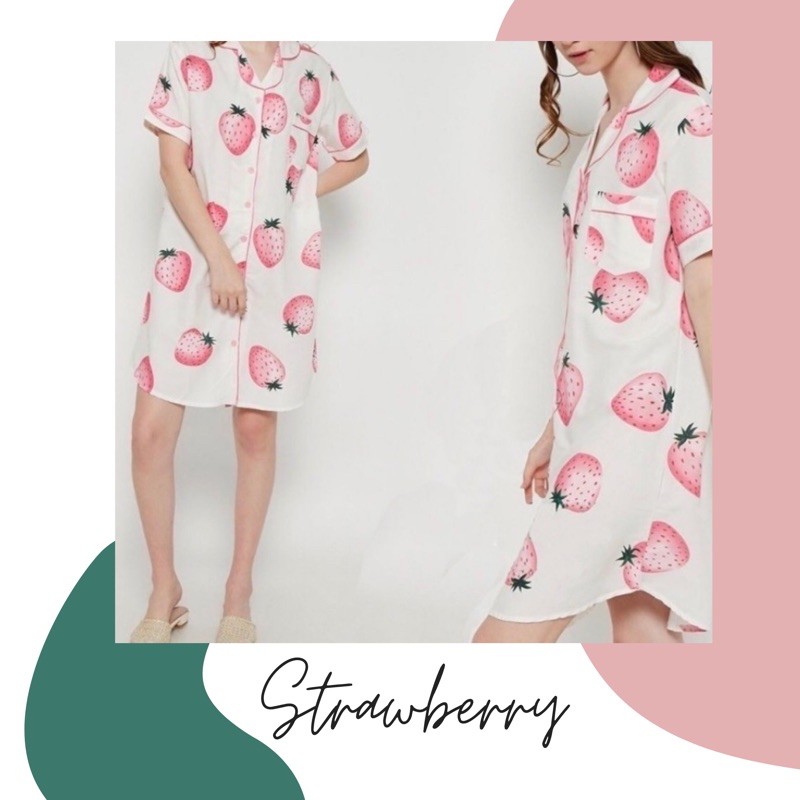 BAJU TIDUR WANITA PIYAMA KATUN/BAHAN ADEM