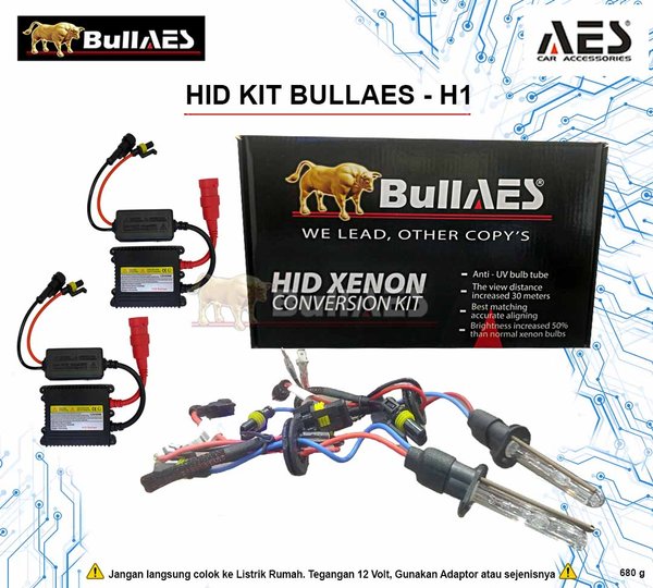 Hid Kit H1 Mobil BULLAES l  Bohlam HID Socket H1