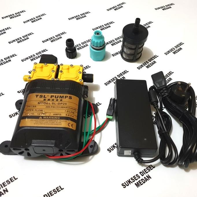 best seller] Doublepump Dual Pump 12 Volt 200psi Mesin Cuci Motor Mobil AC Steam