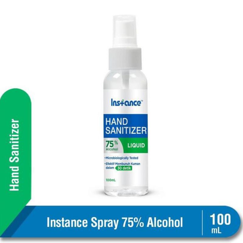 Instance Hand Sanitizer Liquid/spray 100ml