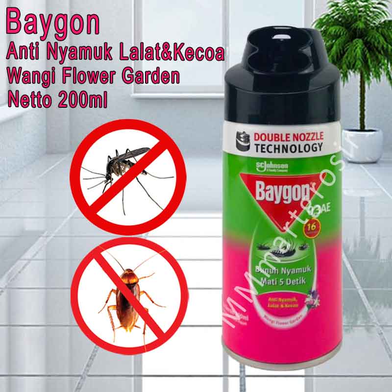 Baygon /  Anti Nyamuk Lalat&amp;Kecoa / Pembasmi Serangga / 200ml