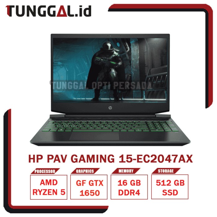 Jual Hp Pavilion Gaming 15 Ec2047ax Ryzen 5 5600h 16gb 512gb Gtx 1650 144hz Indonesiashopee 