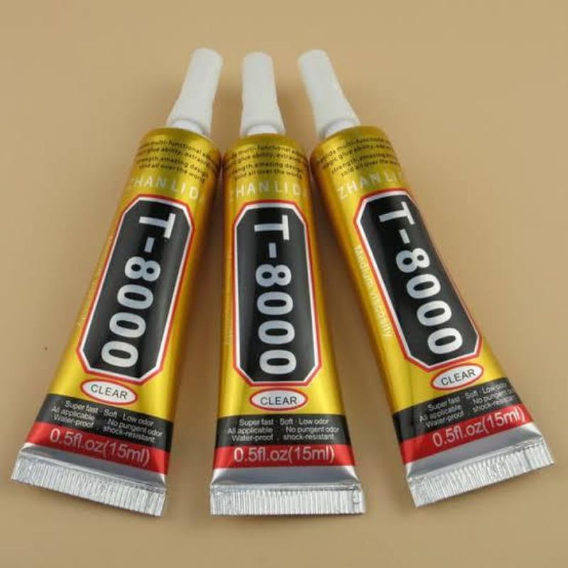 

Lem LCD TS TC touchscreen T7000 T8000 black 15ml