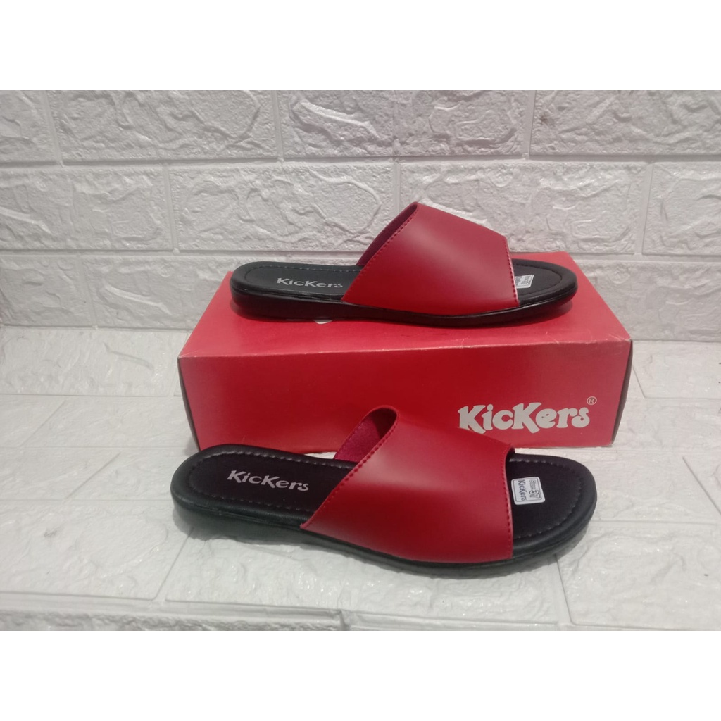 Sandal Papirut Wanita / Sandal Kulit Wanita - Sandal Wanita Selop - Silang Polos