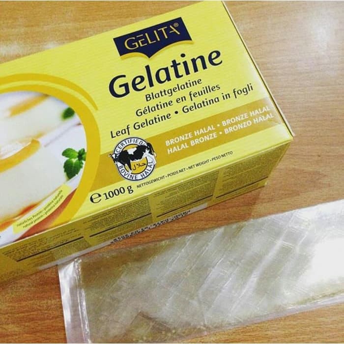 

Gelatine Sheet 1kg / Gelatin Sheet / Gelatine Lembaran