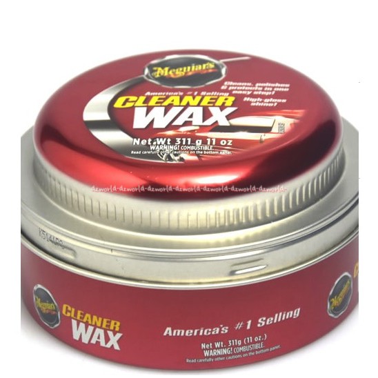 Meguiars Wax Paste 311gr Membersihkan Mengkilatkan Mengkilau Permukaan Cat Saat Poles Waxing Mobil Meguairs Waxpaste Pasta Waxing