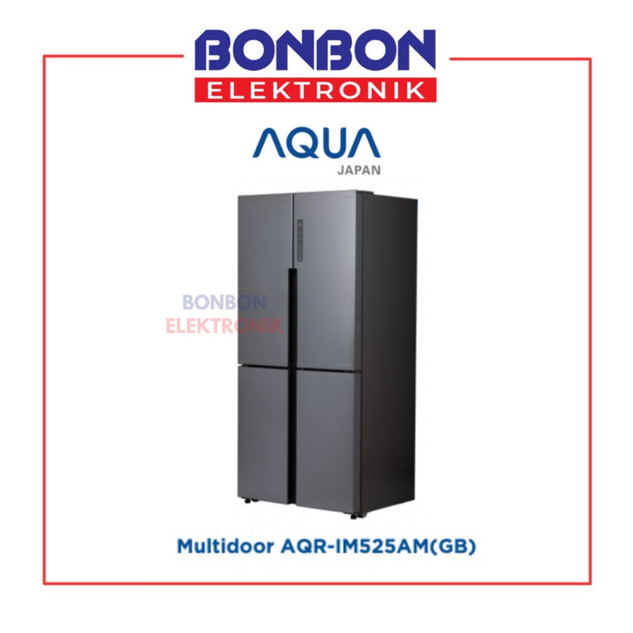 AQUA Kulkas 4 Pintu Side by Side Inverter AQR-IM525AM GB / IM525AMGB