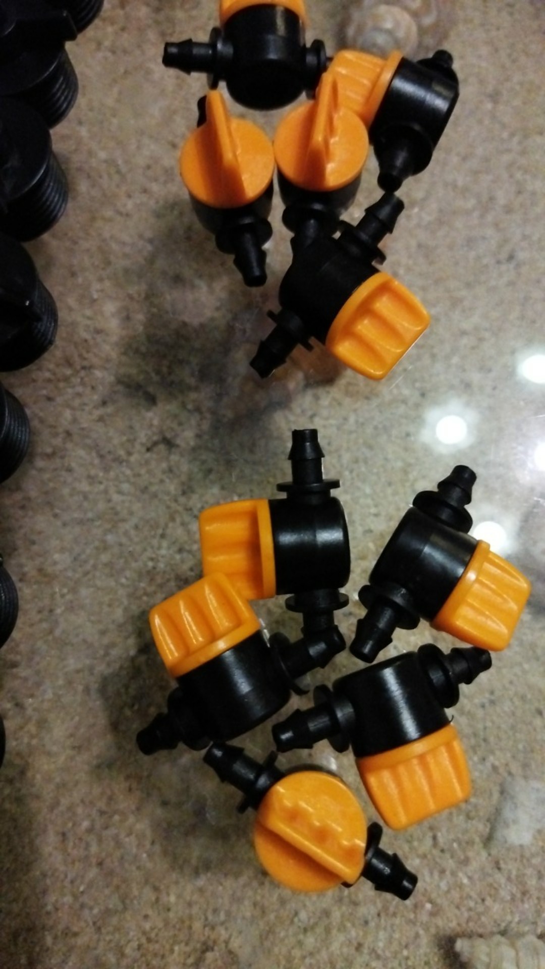 10 Pcs 6 Mm To 1/4 Inch ,  1/4 Inch Mini Valve With Barbed Flow Control Valve