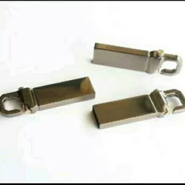 Flashdisk besi polos 8gb real kapasitas  / usb metal polos 8gb