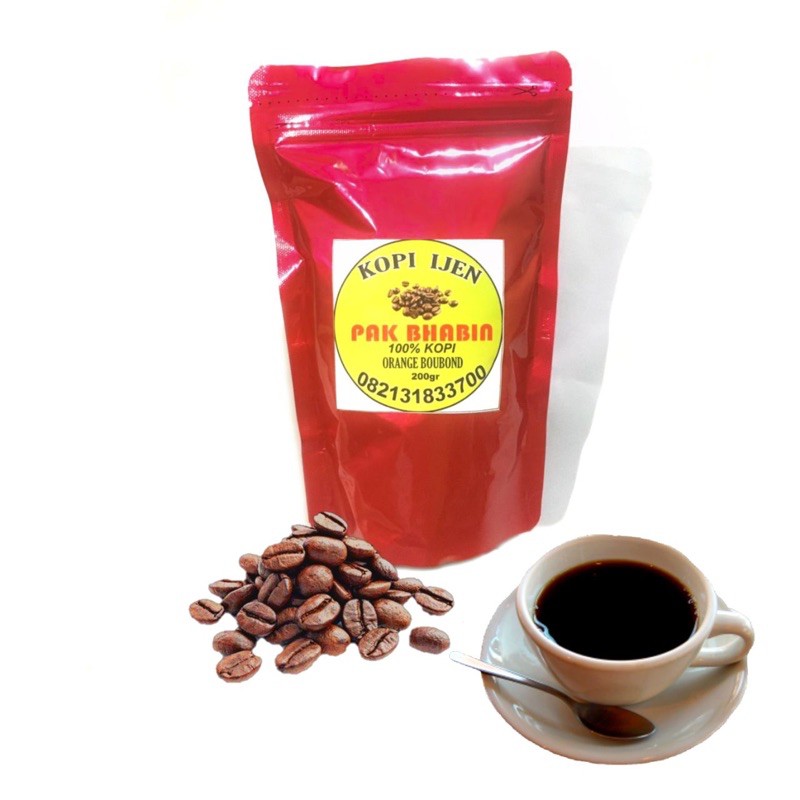 

kopi ARABICA ijen Orange bourbon murni pak bhabin 200 gr
