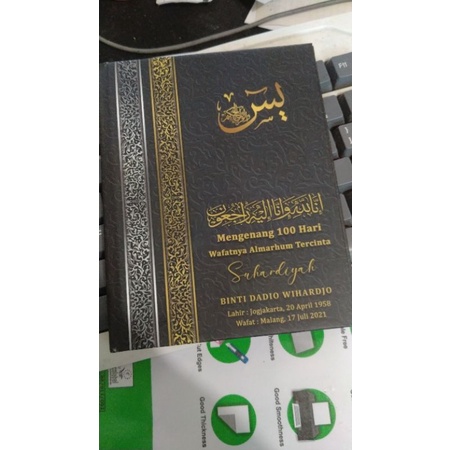 Buku Yasin Tahlil Art Paper Softcover 128 Halaman
