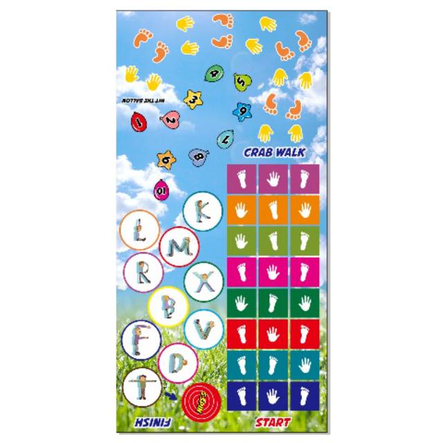 SENSORY PATH/PERMAINAN EDUKATIF/JEJAK KAKI/KAKI TANGAN