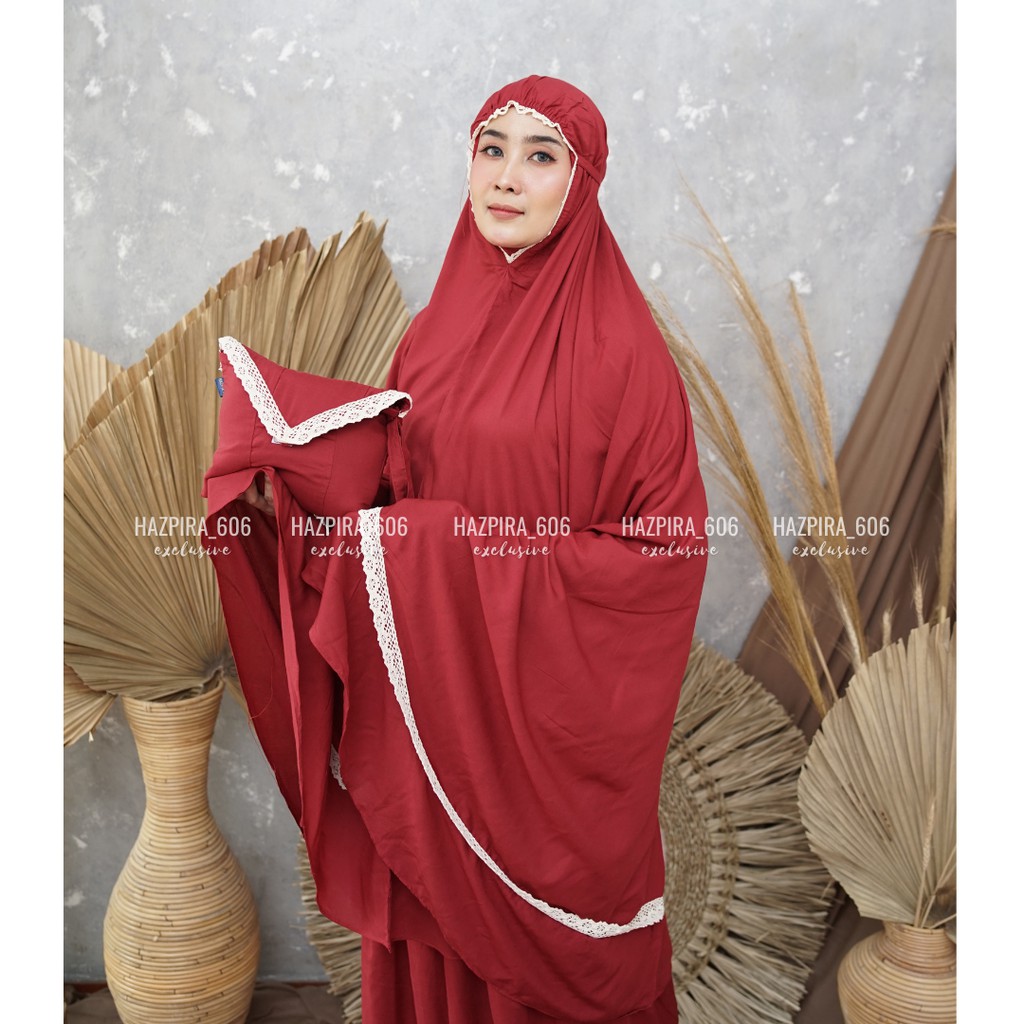 MUKENA DEWASA TRAVELING RAYON RENDA JUMBO