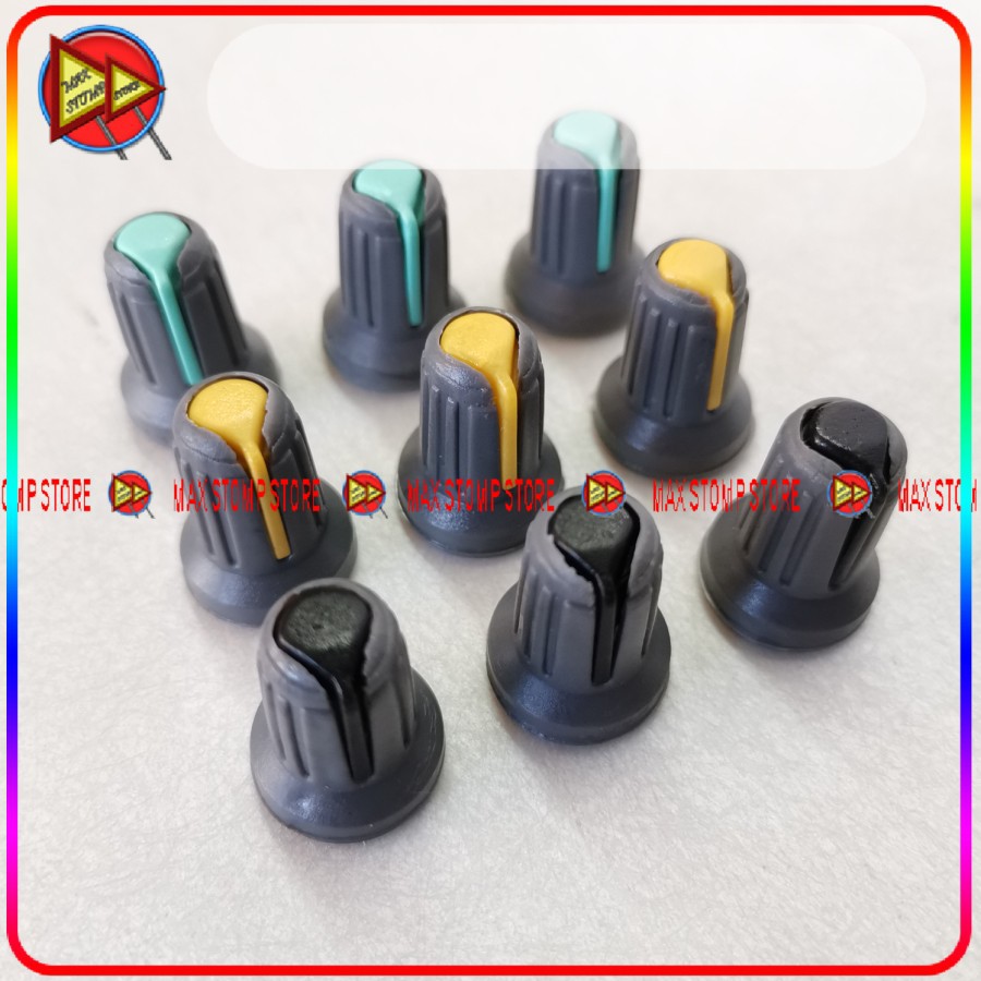 Knop Knob Potensio Kecil Mini Volume Audio Amplifier Mixer Power