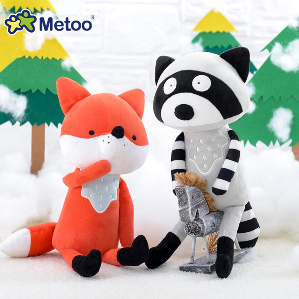 Timekey Metoo Mainan Boneka Stuffed Plush Kartun Hewan Lembut Untuk Hadiah Ulang Tahun Anak I3Y2