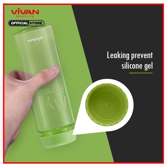 VIVAN Tumbler Botol Air Minum 500ml Portable Plastic Cup - 1180