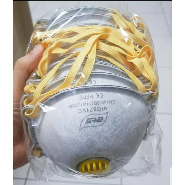 Masker FFP2 N95 EN149 VIC821VC ISO:2001 Anti Virus, Anti Debu,