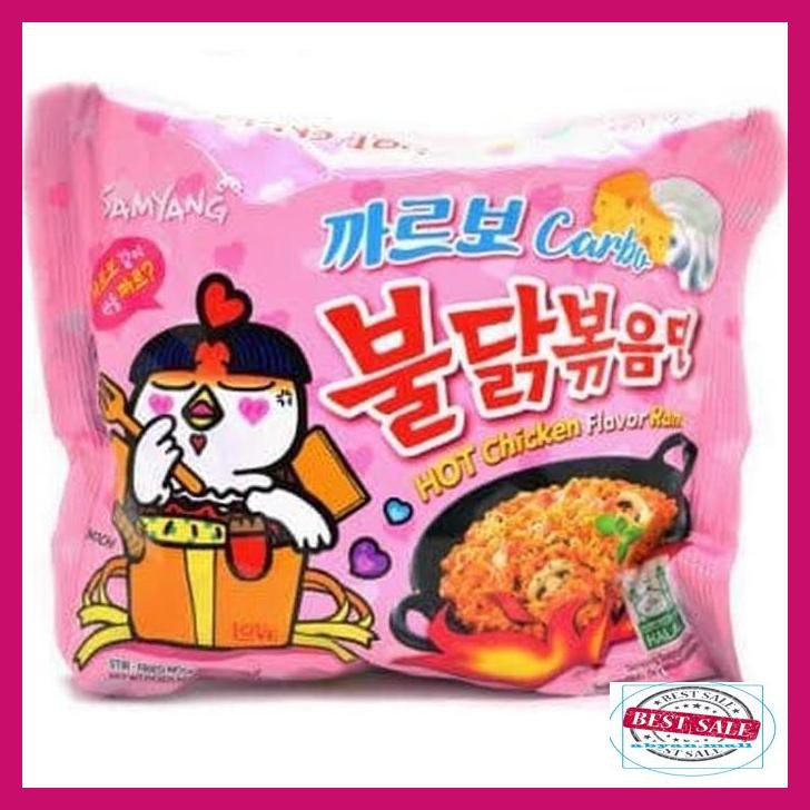 

68Ty8Yg- Logo Halal - Samyang Ramen Carbonara - Carbo Pink 7Rtyr67-