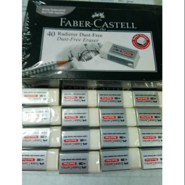 

Eraser/penghapus Faber Castell kecil