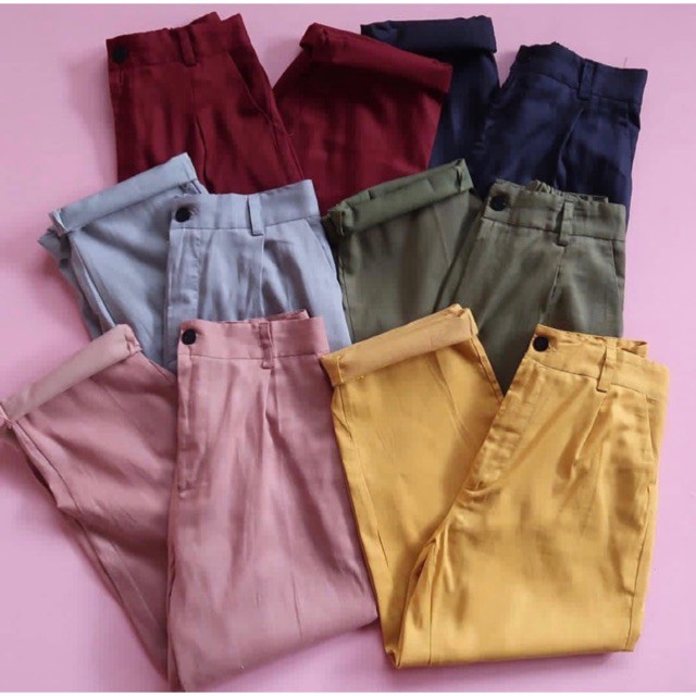 BAGGY PANTS AMERICAN DRILL  /  CELANA WANITA