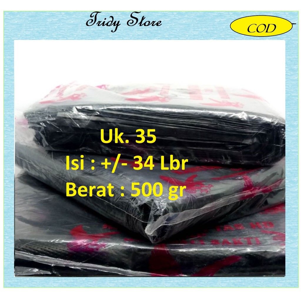 Jual Kantong Plastik Kresek 10 Kg Hitam Uk 35 Kresek Assoy Plastik Assoy Kantongan Hitam 0288