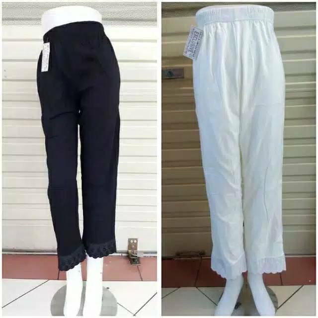 Tys0081 Celana Ihrom Wanita Renda Celana Haji Wanita Perlengkapan Umroh