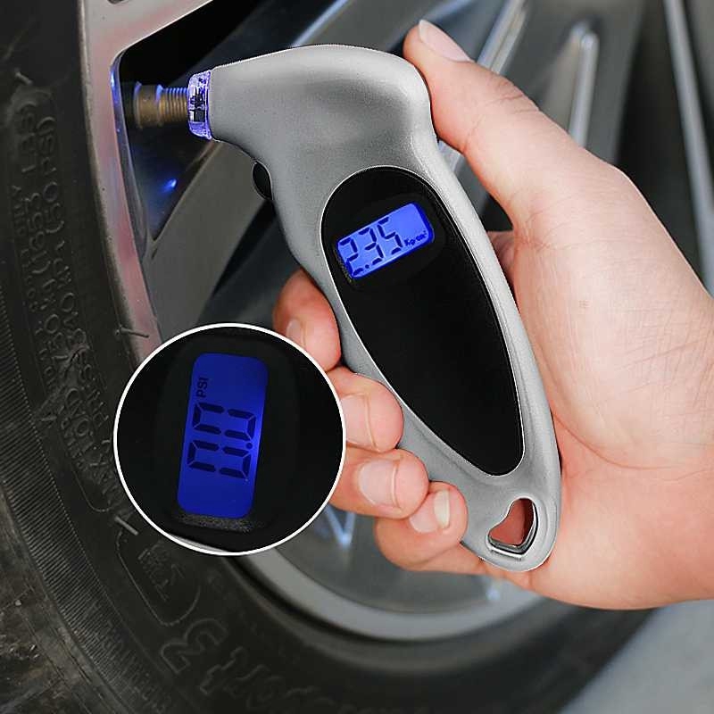 Pengukur Tekanan Ban Mobil Digital LCD Manometer - ST1005