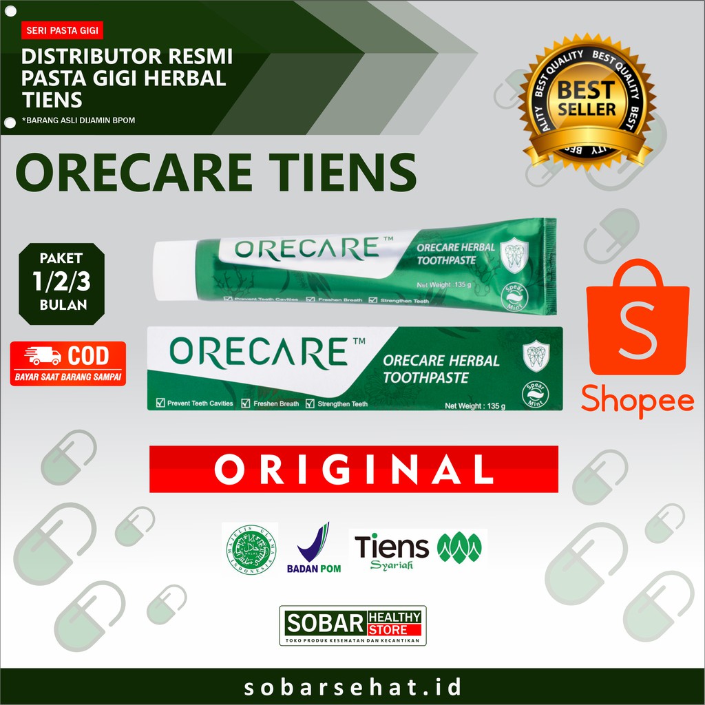 HERBAL TOOTHPASTE ORECARE TIENS ORIGINAL