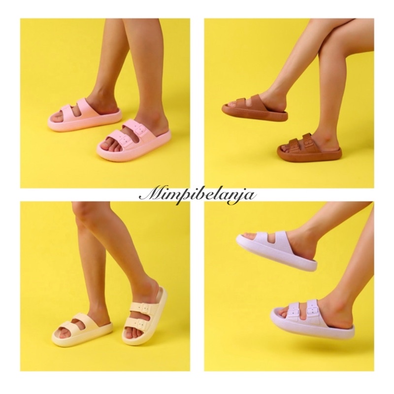 BALANCE BRESLIN NEXAS SANDAL JELLY WANITA DEWASA SLOP BAN DUA SIMPLE 1988