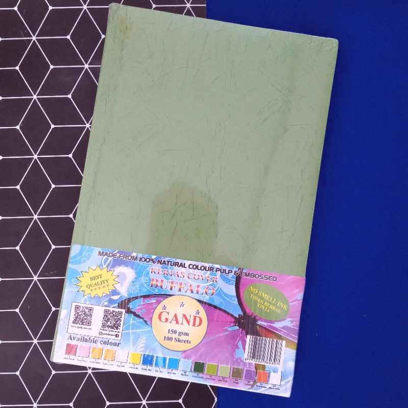 

Kertas Cover Buffalo Gand Green Cactus (Isi 100 lembar)