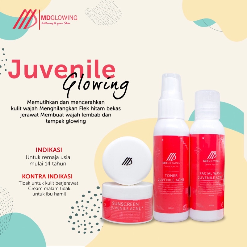 Md Glowing Paket Juvenile Glowing By Md Glowing