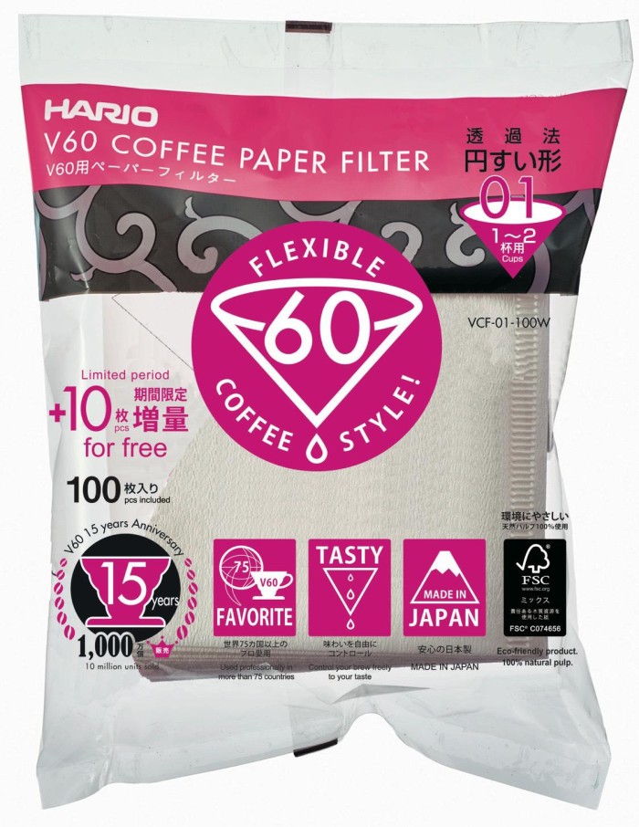 

TERBARU Hario V60 COFEE PAPER FILTER