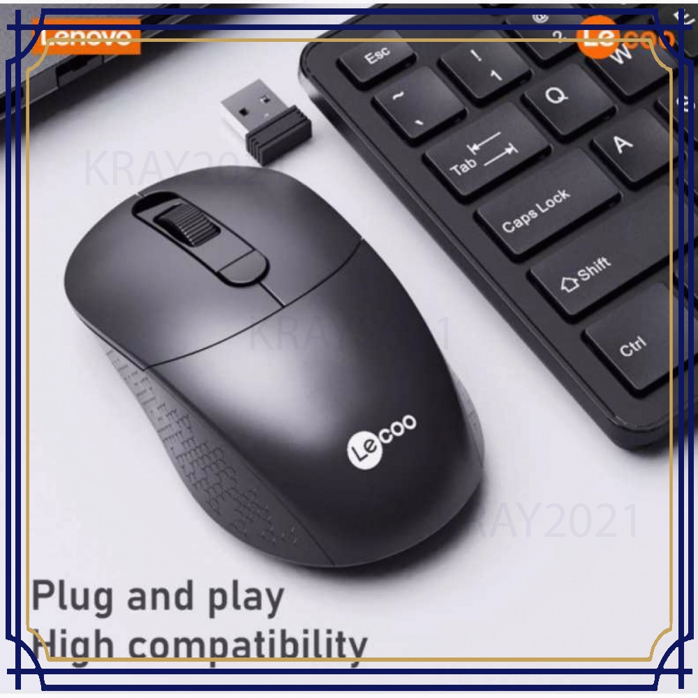 Lecoo Keyboard Mouse Combo Set Wireless KB024