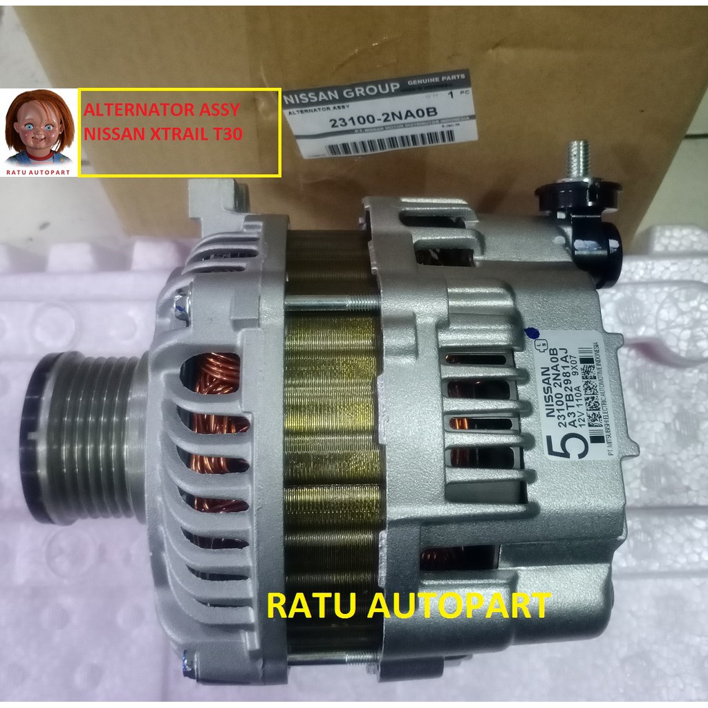 ALTERNATOR ASSY DINAMO CAS AMPERE NISSAN XTRAIL T30 LAMA