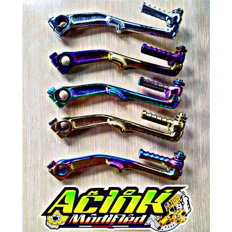 selahan setater rainbow / 2tone / crom honda