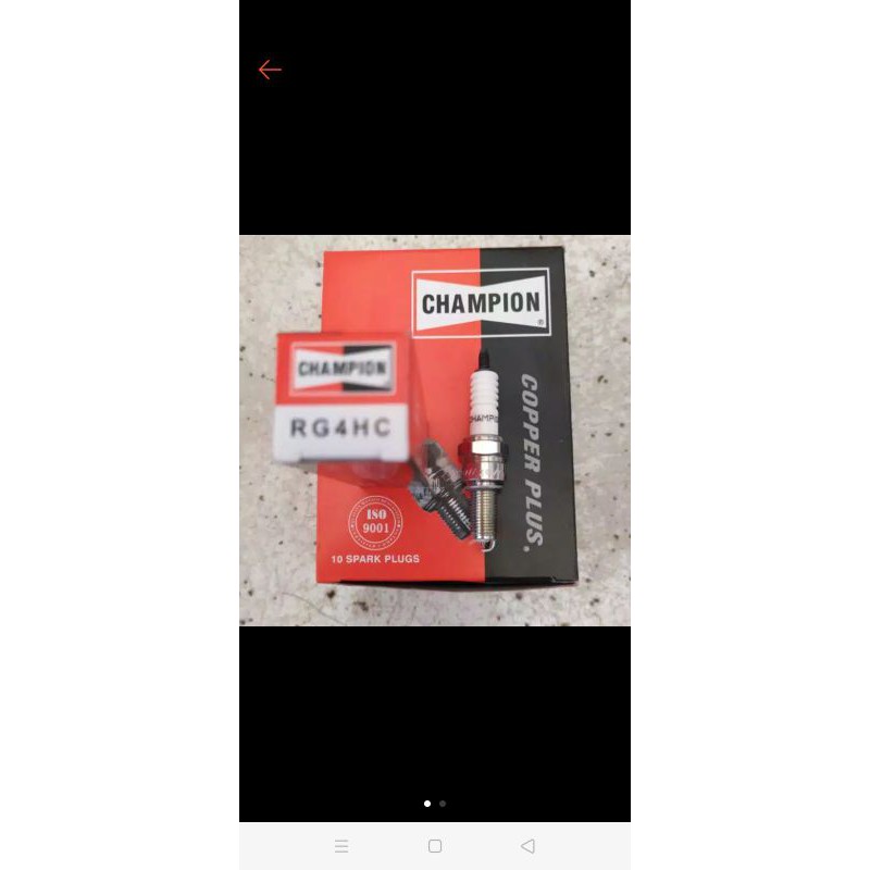 Busi champion RG4HC busi kharisma busi Supra x 125