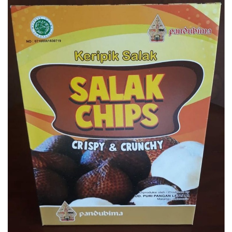 

Keripik kripik buah salak 80 gram box Kayavit, Pandubima, Kingkresh camilan oleh oleh khas Malang